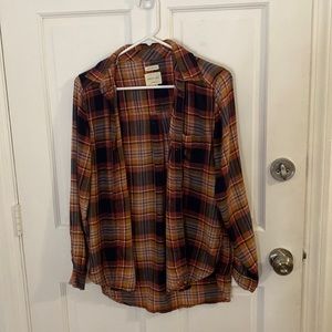 American Eagle Plaid Button Down
